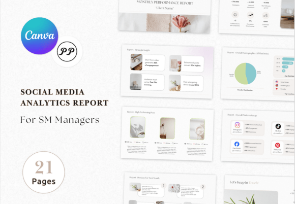 Download Social Media Analytics Report Template - Template Collection