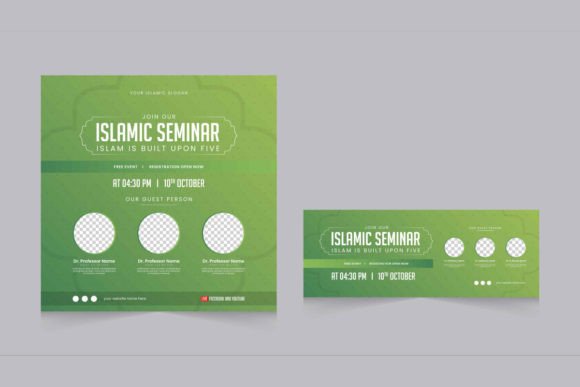 Download Islamic Webinar Social Media Template - Template Collection