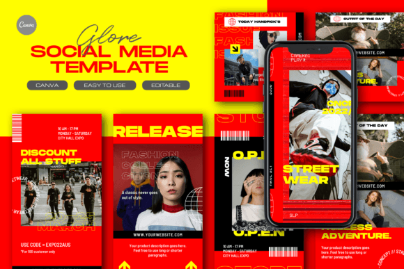 Download Glore Fashion Instagram Template - Template Collection