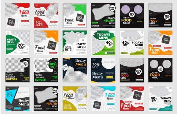 Download Social Media Post Design Template Bundle - Template Collection