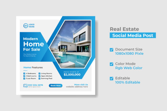 Download Real Estate Social Media Banner Template - Template Collection