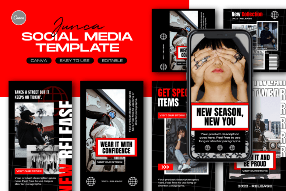 Download Junca Hype Fashion Instagram Template - Template Collection