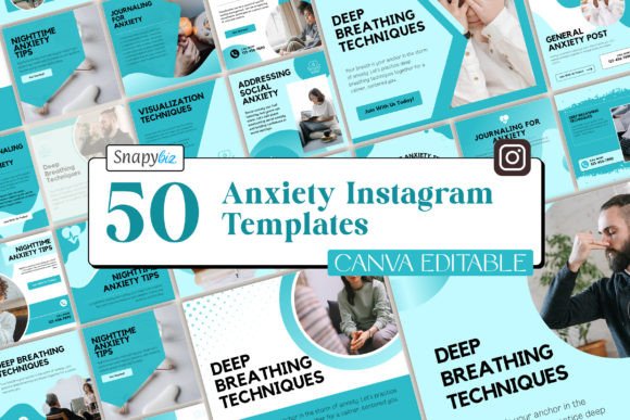 Download Anxiety Instagram Canva Templates - Template Collection