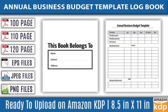 Download Annual Business Budget Template Log Book - Template Collection