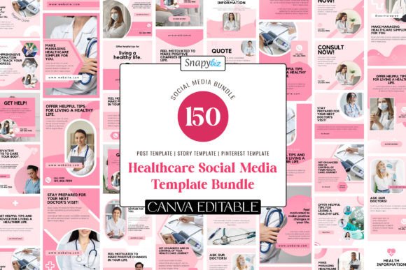 Download Healthcare Social Media Template Bundle - Template Collection