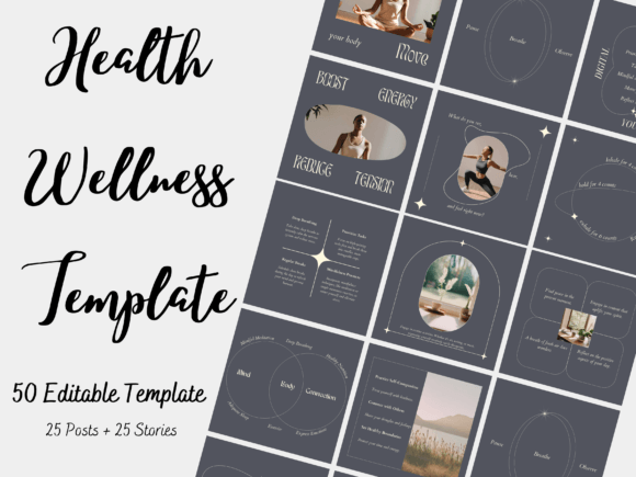 Download Health and Wellness Instagram Template - Template Collection