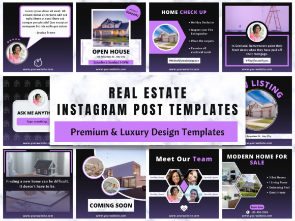 Download Real Estate Instagram Canva Templates - Template Collection