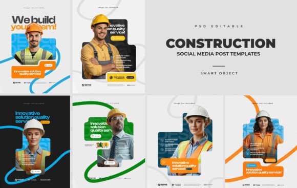 Download Construction Social Media Post Design - Post design Collection