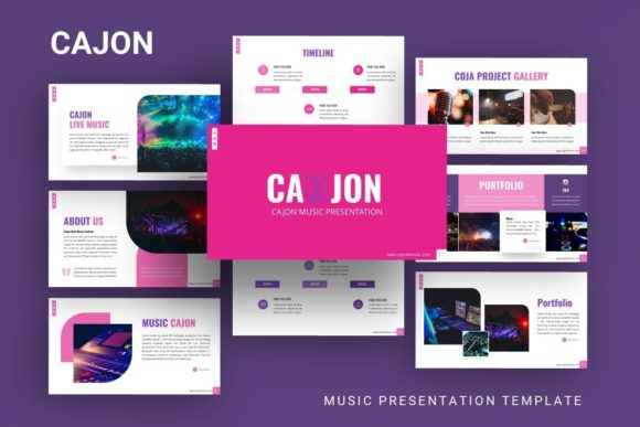 Download Presentation Template - Cajon - Template Collection