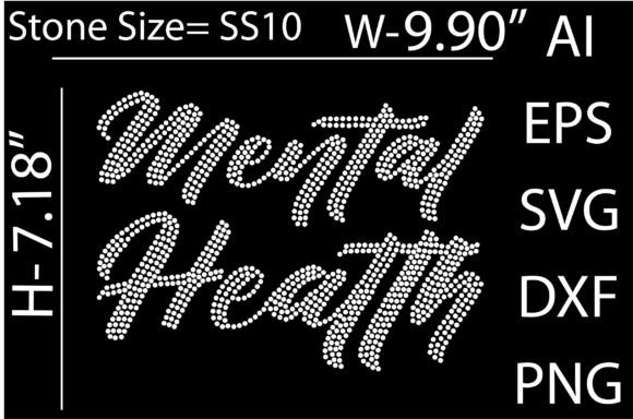 Download Mental Health Rhinestone Templates - Template Collection