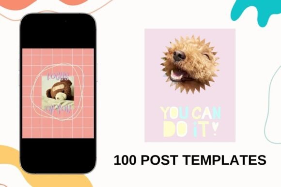 Download Bright Pastel Post Canva Template - Template Collection