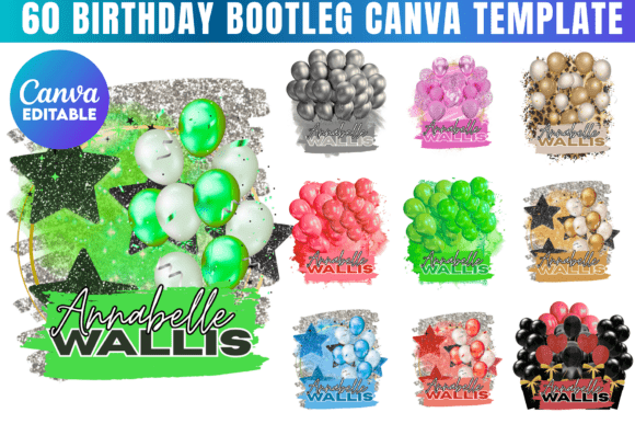Download 60 Birthday Bootleg Canva Template - Template Collection
