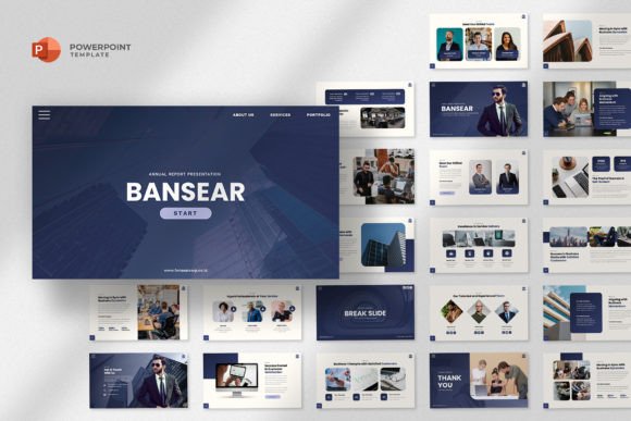 Download Annual Report Powerpoint Template - Template Collection