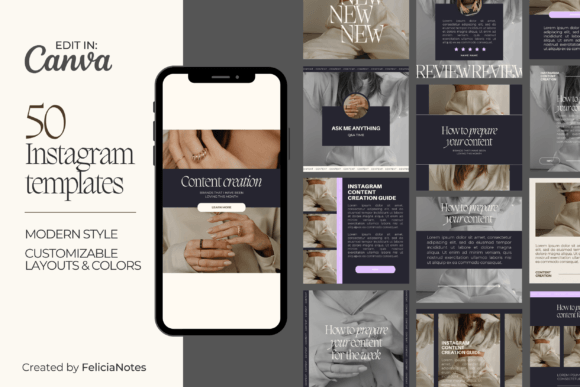 Download Dark Modern Instagram Post Template - Template Collection