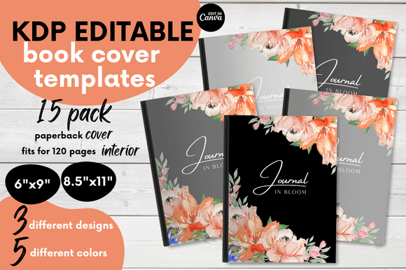 Download 15 Book Cover Bundle Templates/ Editable - Template Collection
