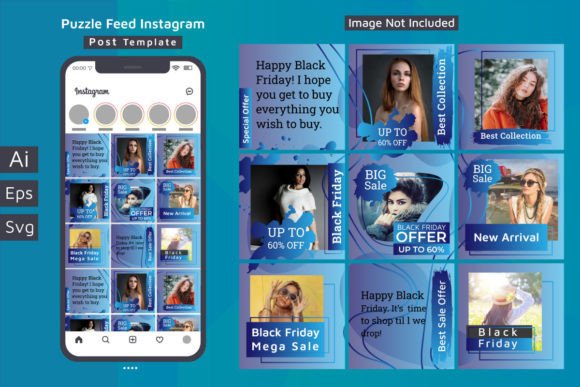 Download Instagram Puzzle Template - Template Collection